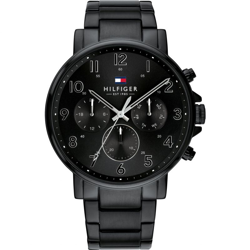 black tommy hilfiger watch